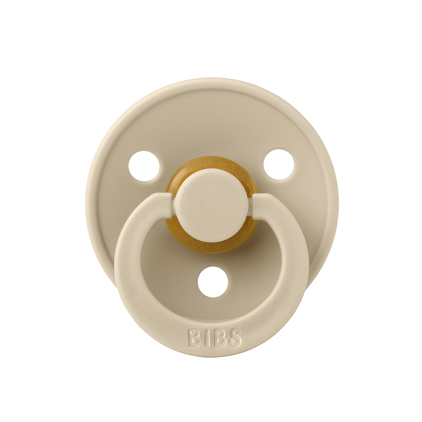BIBS Pacifier Colour Latex Size 1 Anatomical Vanilla-Flow Pack
