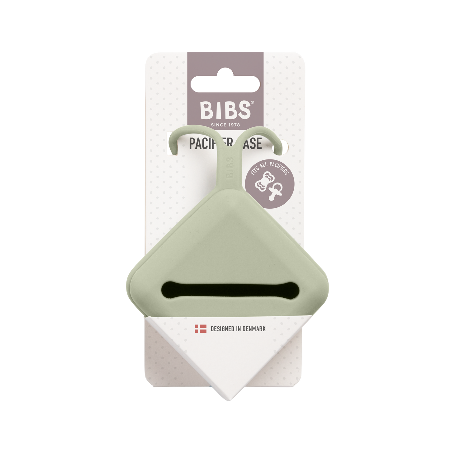 حافظة لهاية BIBS بلون أخضر فاتح