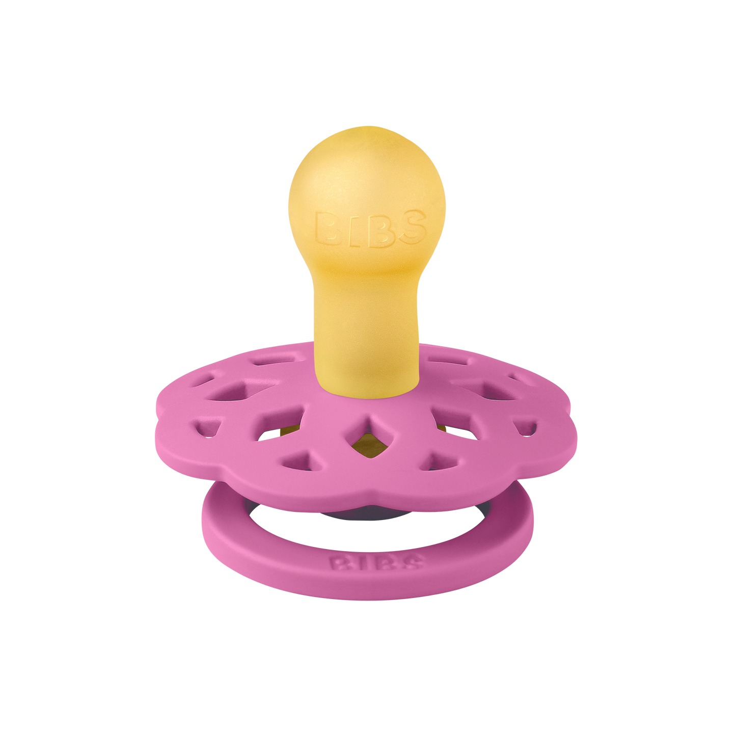 BIBS Pacifier Boheme Latex Size 1 Bubblegum-Flow Pack