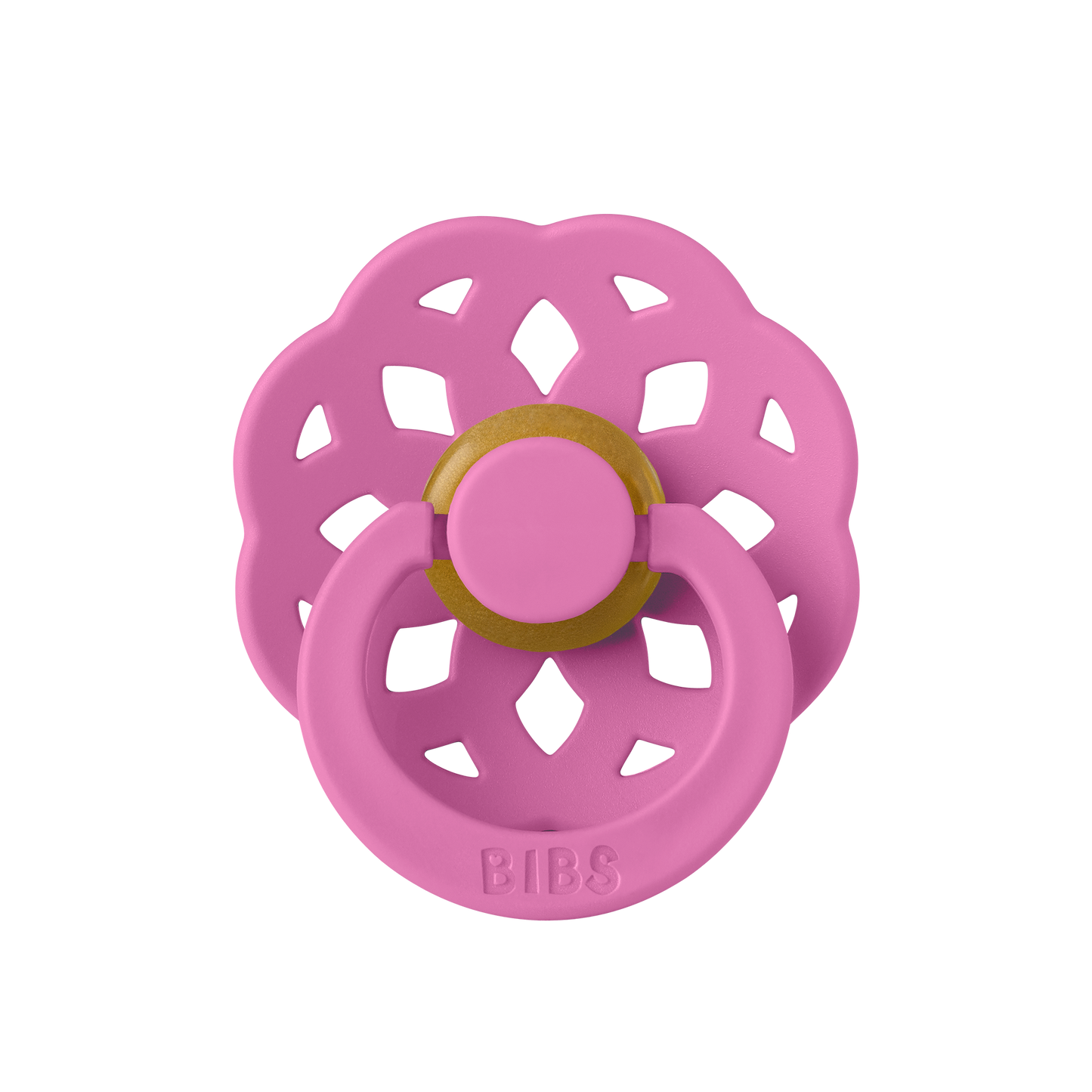 BIBS Pacifier Boheme Latex Size 1 Bubblegum-Flow Pack