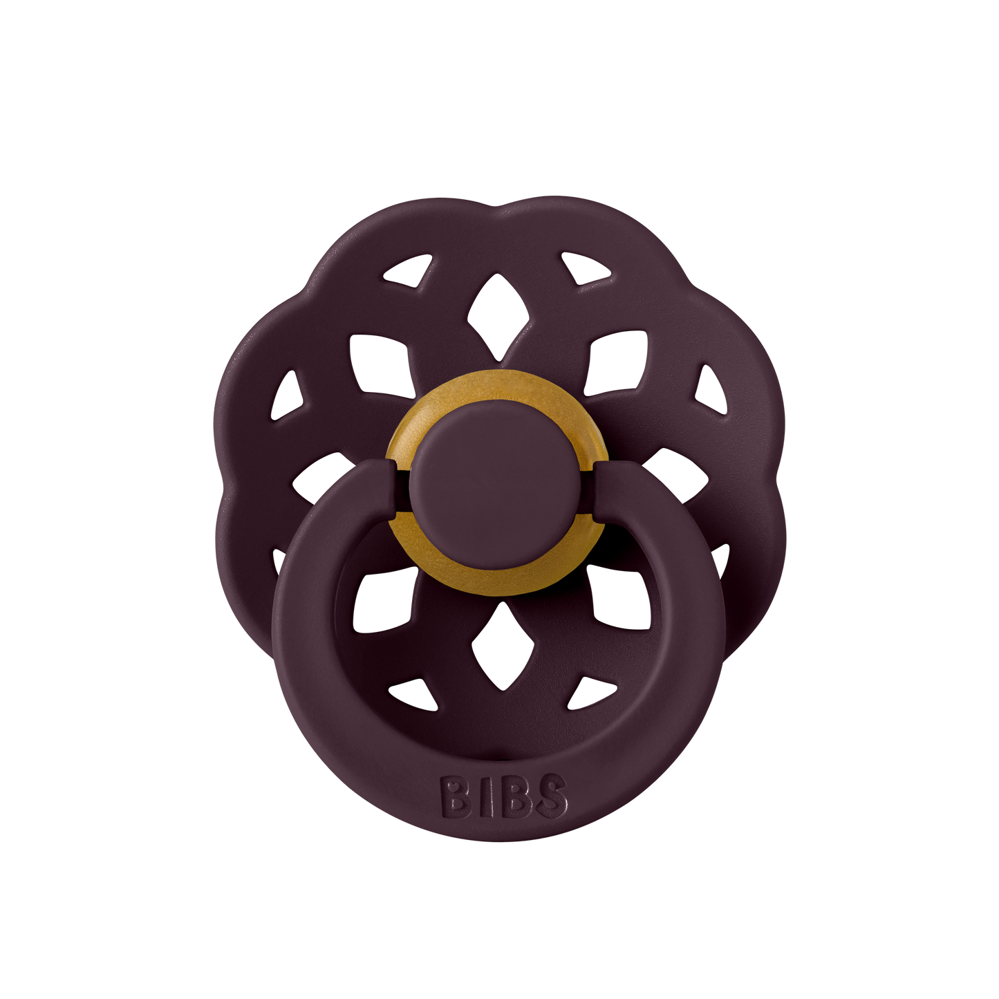 BIBS Pacifier Boheme Latex Size 1 Plum-Flow Pack