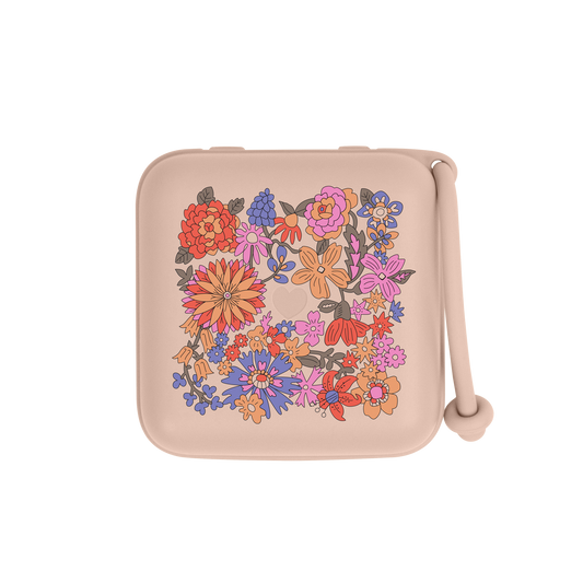 علبة لهايات BIBS x Liberty بلون زهر يونيو
