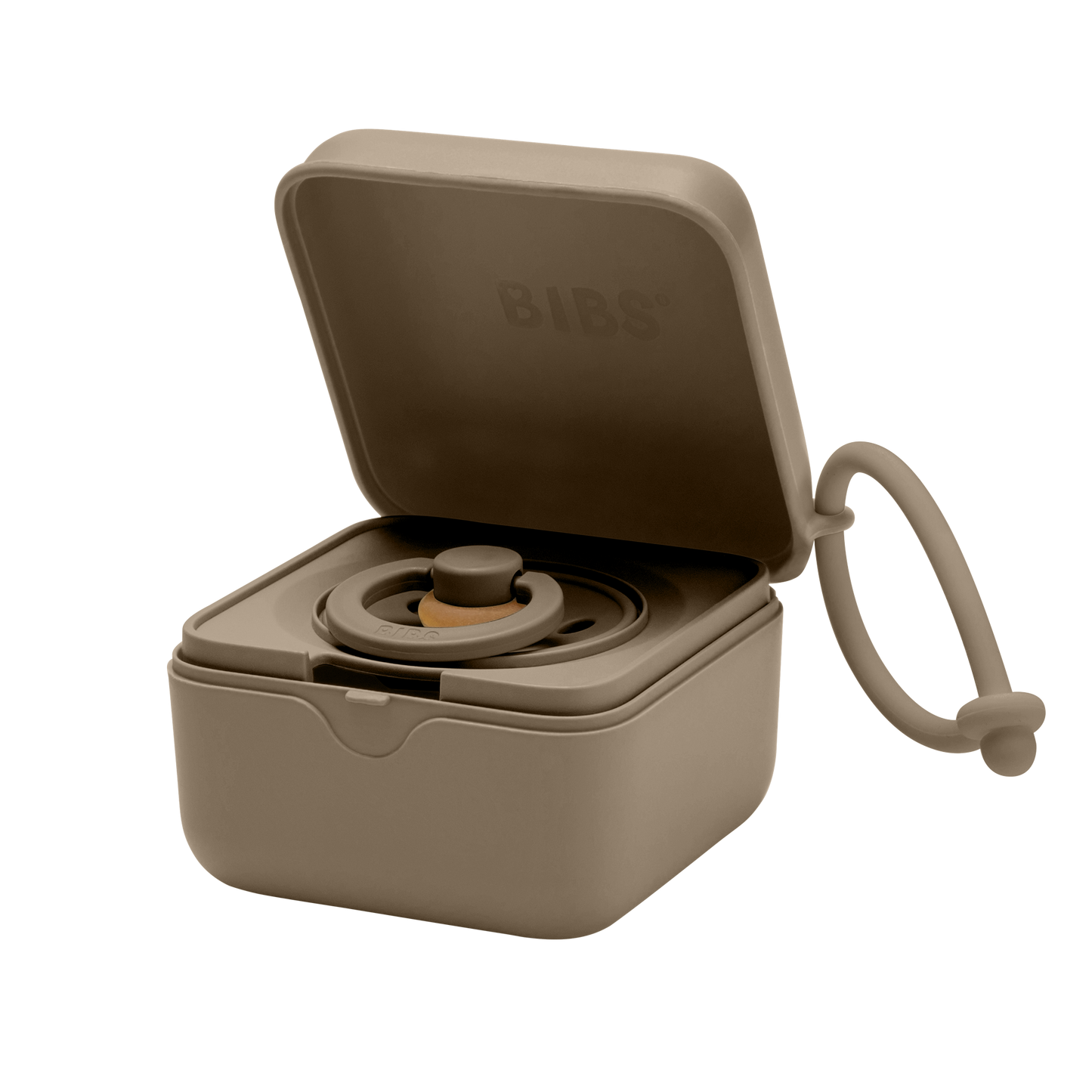 BIBS Pacifier Box Dark Oak