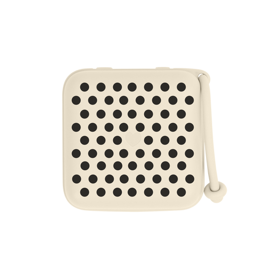 BIBS Studio Pacifier Box Polka Ivory Black