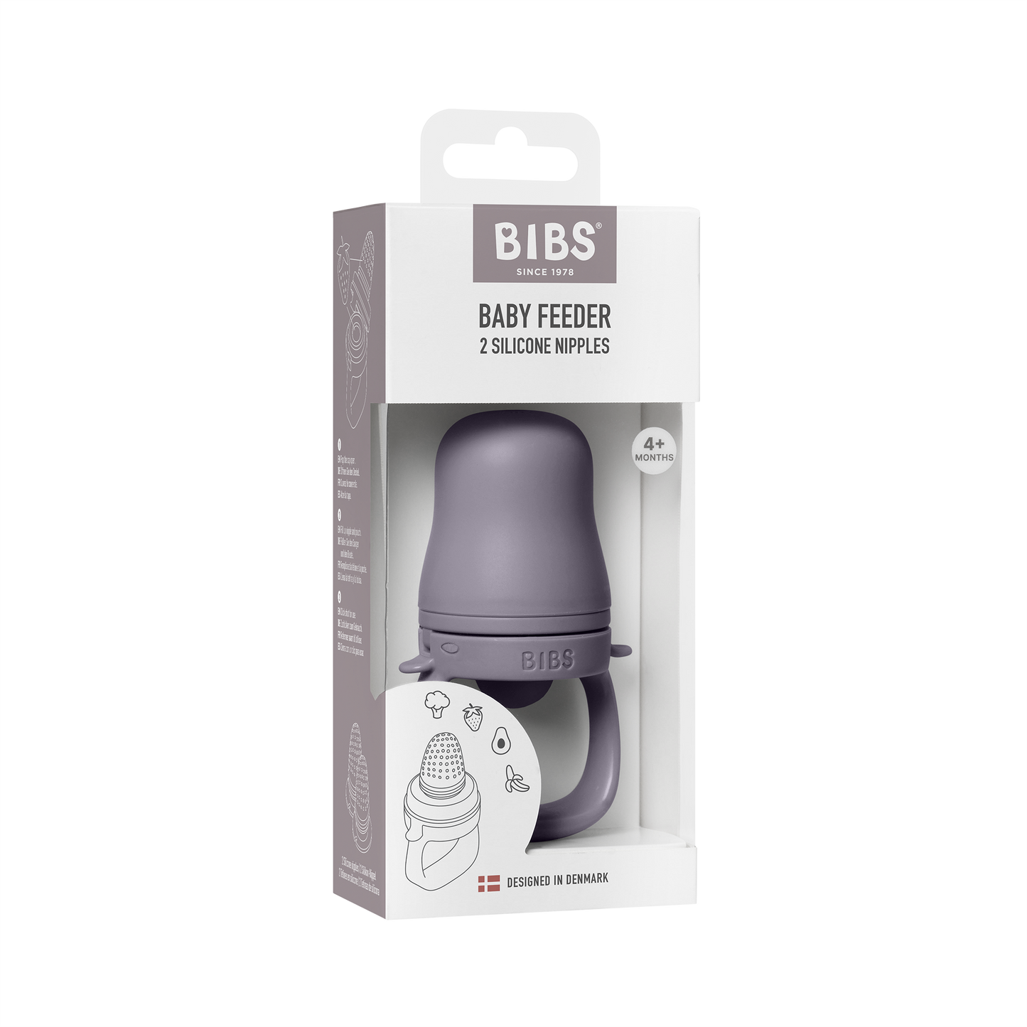 BIBS Baby Feeder Fossil Grey
