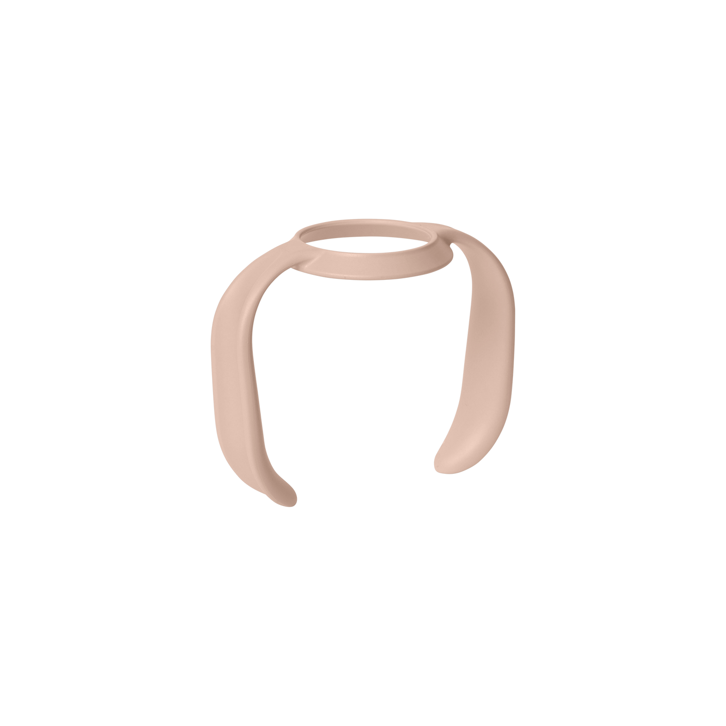 مقبض زجاجة رضاعة الأطفال من BIBS بلون وردي فاتح