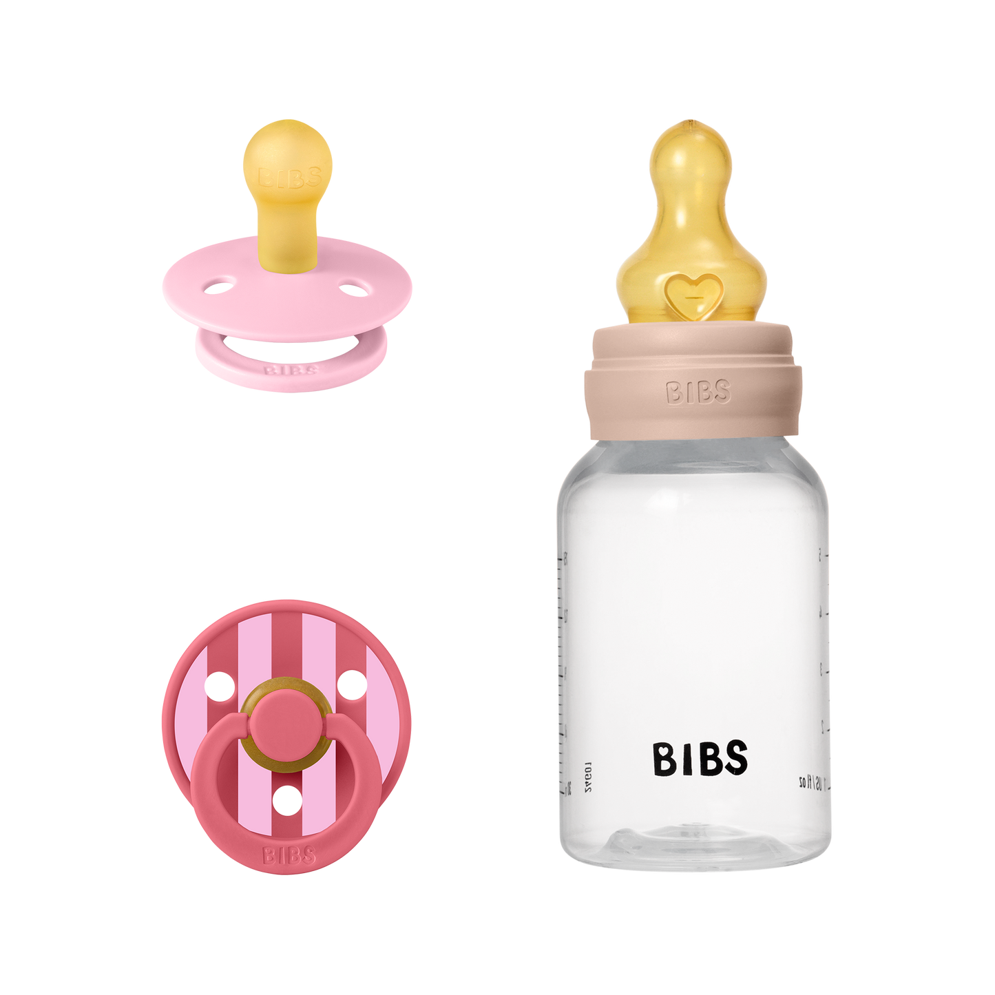 BIBS Gift Set Baby Sprinkle Blush