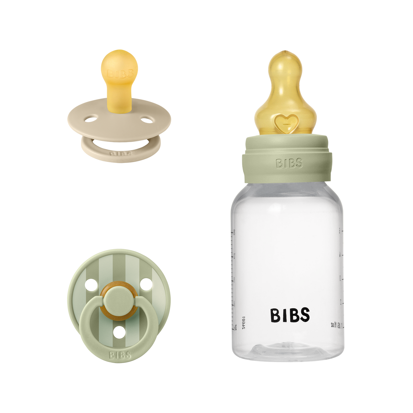 BIBS Gift Set Baby Sprinkle Sage