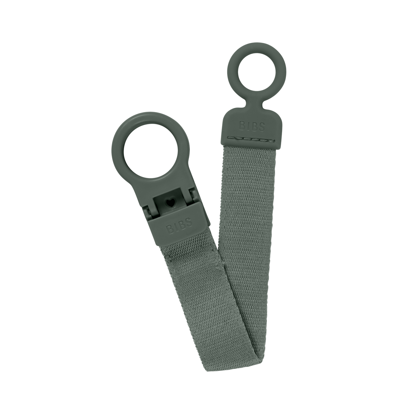 BIBS Pacifier Clip Loop Pine