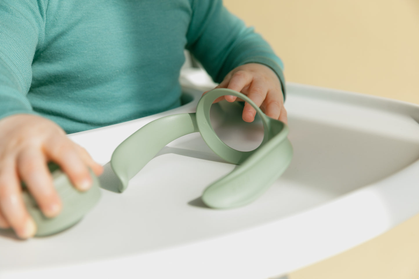 مقبض زجاجة رضاعة الأطفال من BIBS بلون المريمية