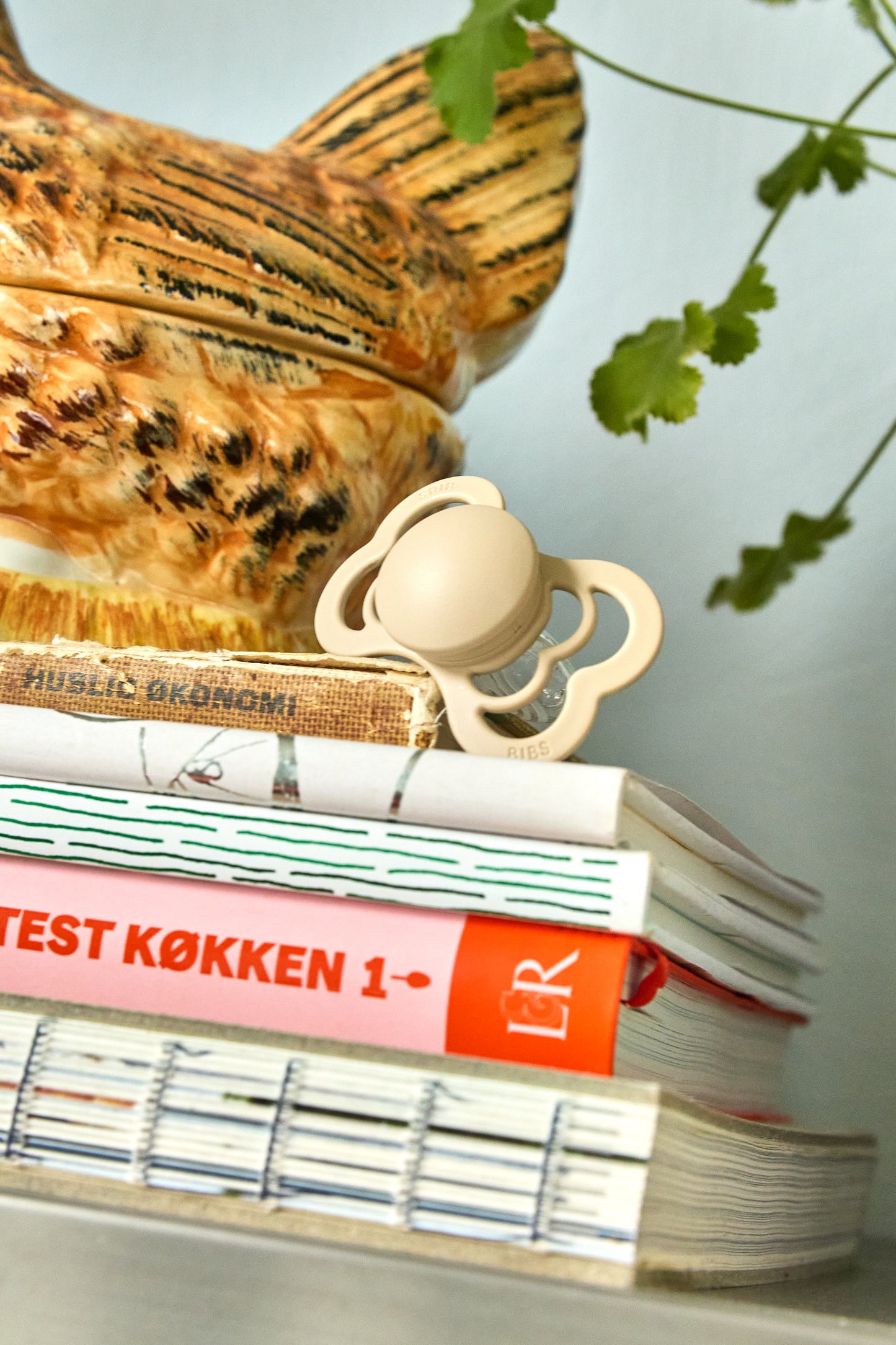 BIBS Pacifier Supreme Symmetrical Silicone Size 2 Ivory-Flow Pack