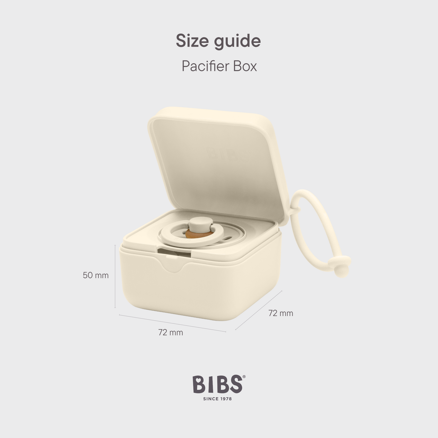 BIBS Pacifier Box Sage