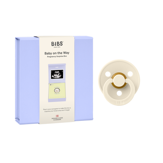 BIBS Gift Set Baby on the Way Latex Size 1 Ivory